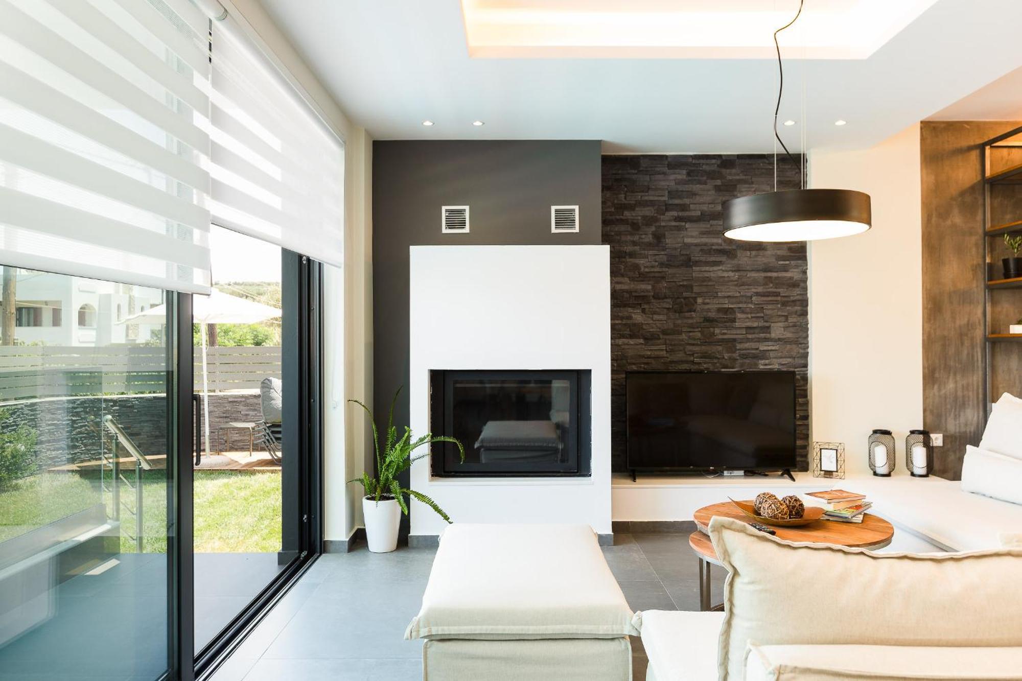 Nisos Villa, Pool & Heated Spawhirlpool, Walking To Beach, By Thinkvilla สฟากากิ ภายนอก รูปภาพ