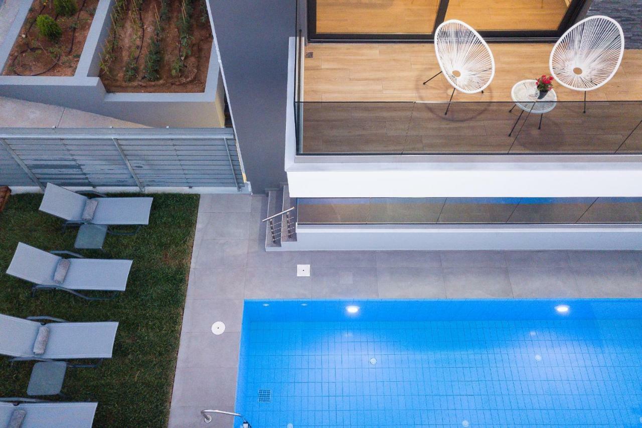 Nisos Villa, Pool & Heated Spawhirlpool, Walking To Beach, By Thinkvilla สฟากากิ ภายนอก รูปภาพ